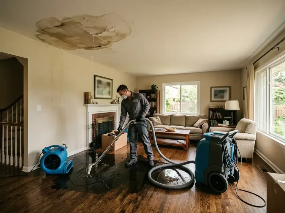attic-pipe-burst-ceiling-drip-008 — frequently asked questions, Water Damage Restoration & Carpet Care in Fowler, CA